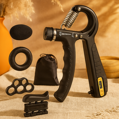 Kit Ejercitador Mano Muñeca 5 En 1