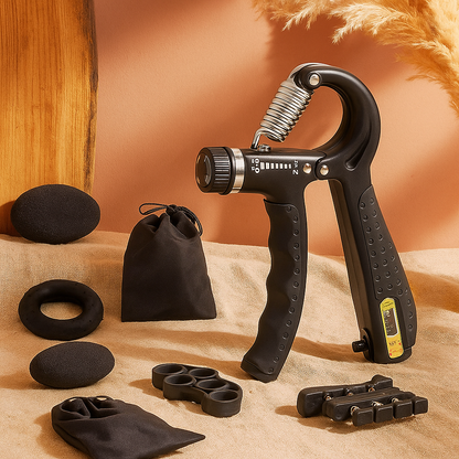 Kit Ejercitador Mano Muñeca 5 En 1