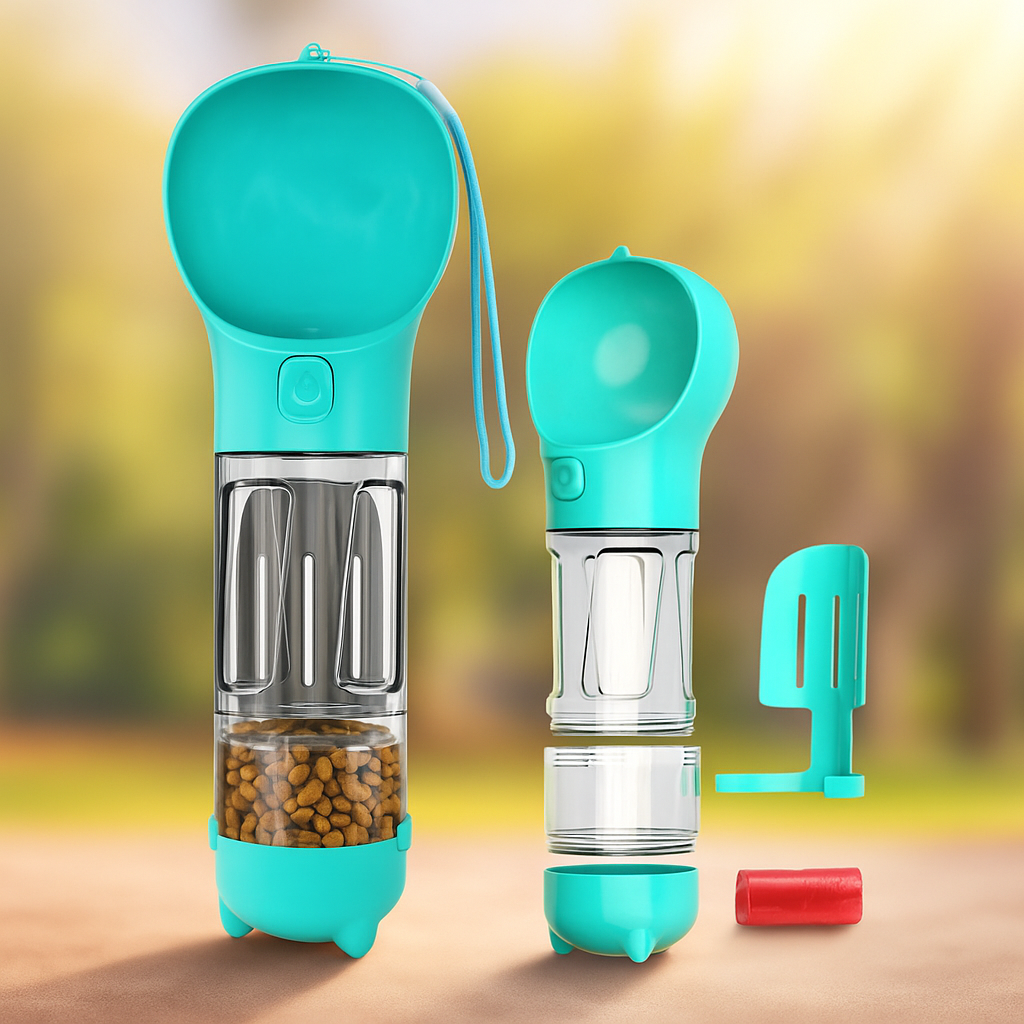 Bebedero Multifuncional 4en1 Perro 500ml